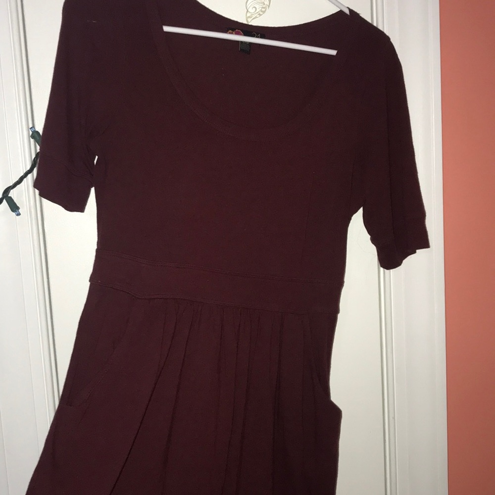 Maroon Dress